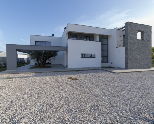 villa volumi esterni