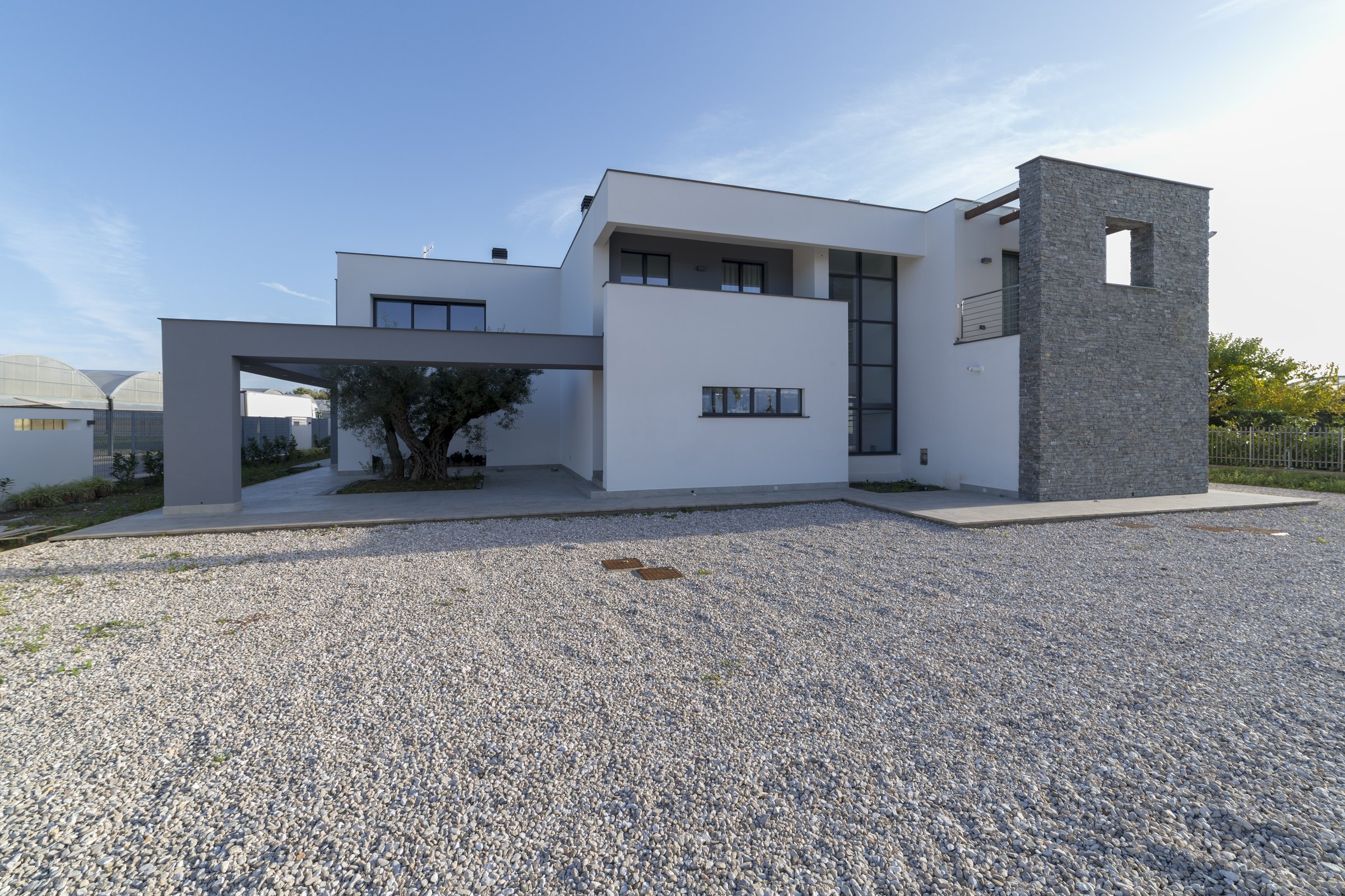 villa volumi esterni